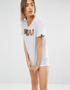 Puma Boyfriend T-shirt - Gray