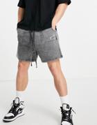 The Couture Club Relaxed Shorts In Black Dye