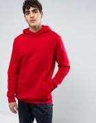 Dr Denim Ace Hoody Vicious Red - Red