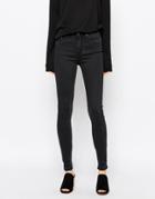 Weekday Body High Waist Superskinny Jeans - Elastic Grey