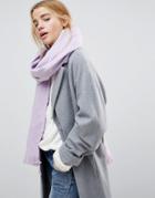 Asos Super Soft Long Woven Scarf - Purple