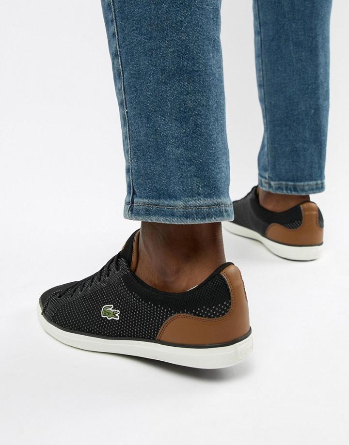 Lacoste Lerond Bl 1 Sneakers In Black