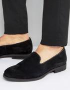 Selected Suede Smart Loafers - Black