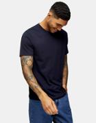 Topman Classic T-shirt In Navy