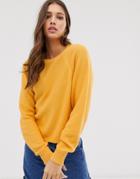 Hollister Yellow Knit Sweater