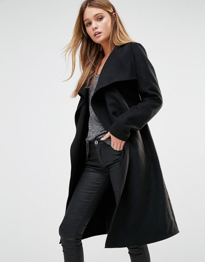 Only Wrap Coat - Black