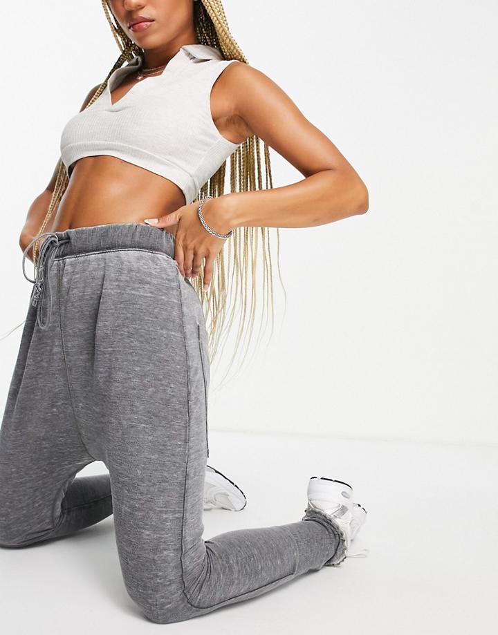 Free People Cozy All Day Casual Fit Sweatpants In Black