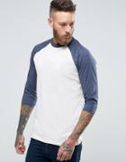 The North Face 3/4 Raglan Sleeve T-shirt Exclusive - White