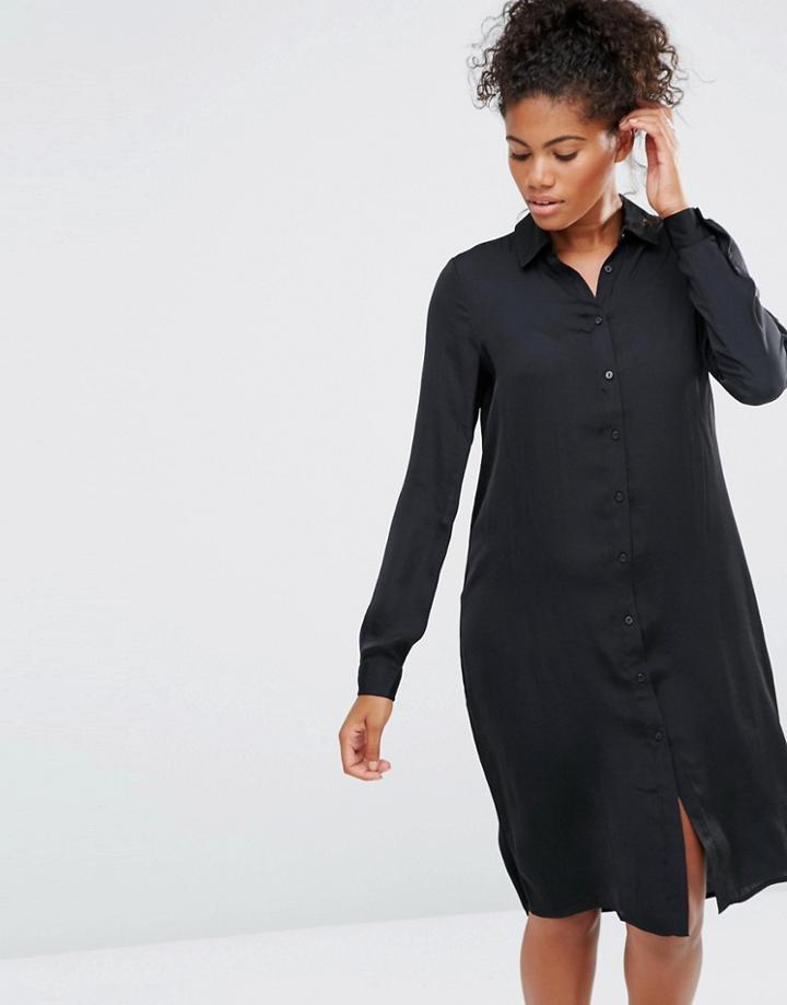Vila Emels Longline Dress - Black