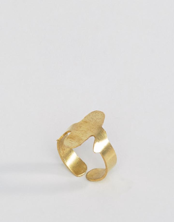Made Daisy Knights Cactus Ring - Gold