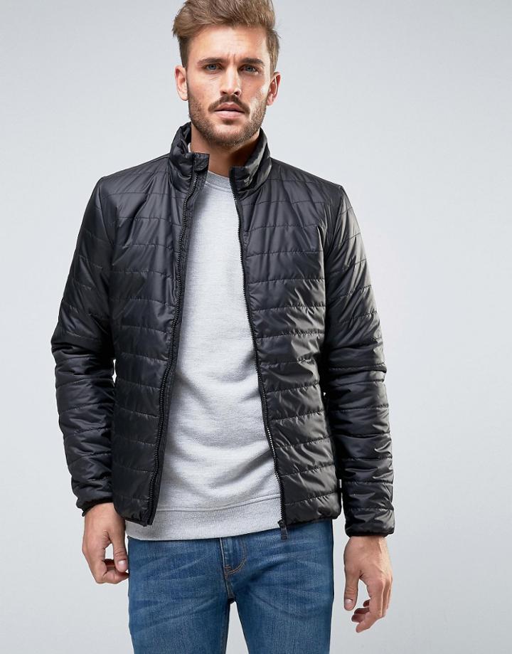 Only & Sons Lightweight Quilted Jacket - Black