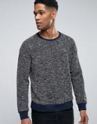 Sisley Sweatshirt With Side Pockets - Navy