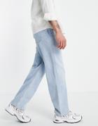 Weekday Galaxy Loose Fit Jeans In Lula Blue-blues