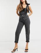 New Look Balloon Leg Jeans In Black