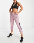 Adidas Football Tiro Away Days Sweatpants In Pink