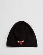 Mitchell & Ness Beanie In Fleece Chicago Bulls - Black