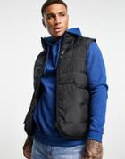 Calvin Klein Jeans Padded Vest In Black