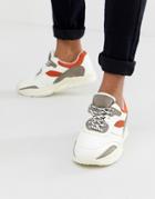 New Look Chunky Sneakers In White - White