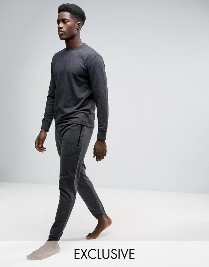 Nocozo Joggers With Cuffed Ankle In Skinny Fit - Black