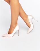 Dune Archivve Ribbon Detail Pointed Pumps - Pink