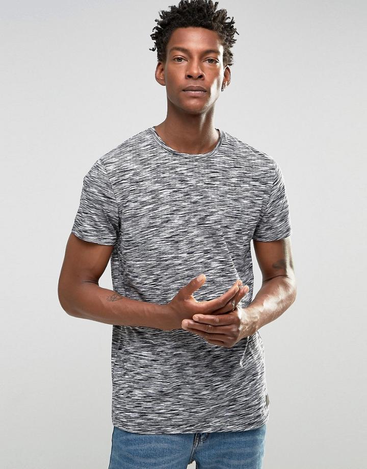 !solid Spacedye T-shirt - Black