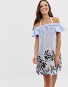 Ted Baker Belriaa Floral Bardot Cover Up-multi
