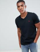 Abercrombie & Fitch Pop Icon V-neck T-shirt In Black - Black