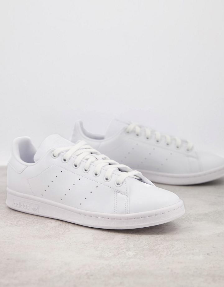 Adidas Originals Stan Smith Sneakers In Triple White