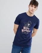 Asos Design Woody Woodpecker T-shirt - Navy