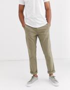 Selected Homme Straight Fit Stretch Chinos-beige