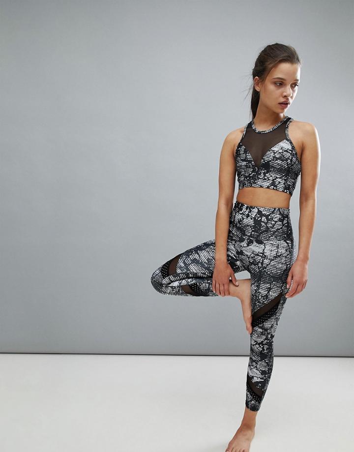 Onzie Printed Crop Sporty Legging - Multi