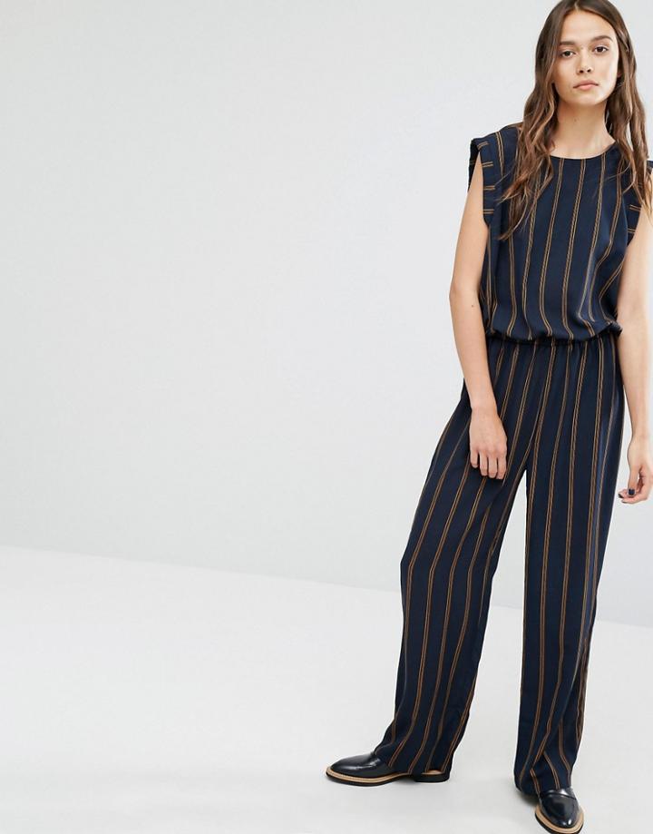Selected Sleeveless Jumpsuit - Blue