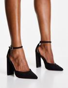 Asos Design Praise High Heeled Shoes In Black