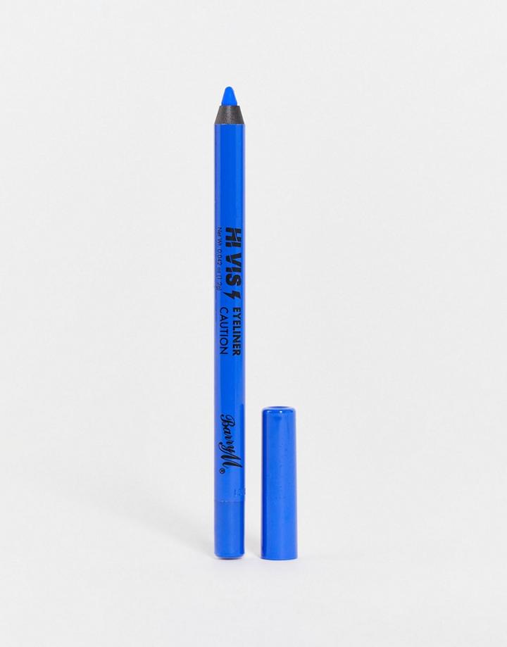 Barry M Hi Vis Bold Waterproof Eyeliner Pencil - Caution-blues