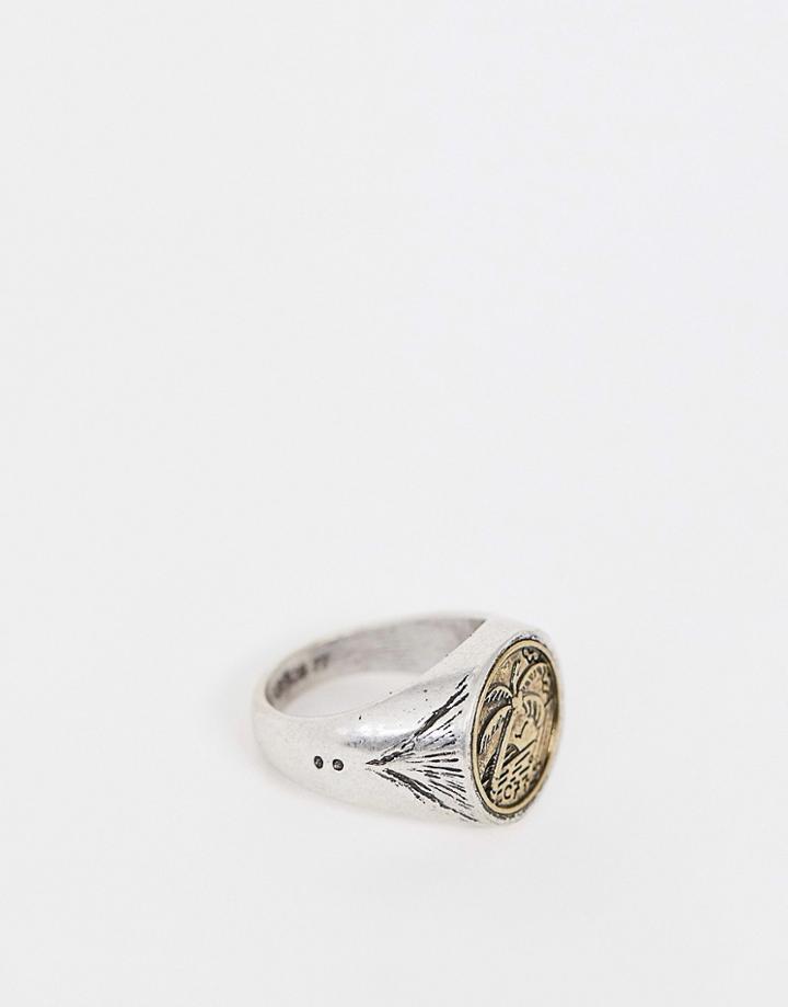 Classics 77 Burnished Silver Signet Ring