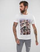 New Look T-shirt In New York Print In White - White