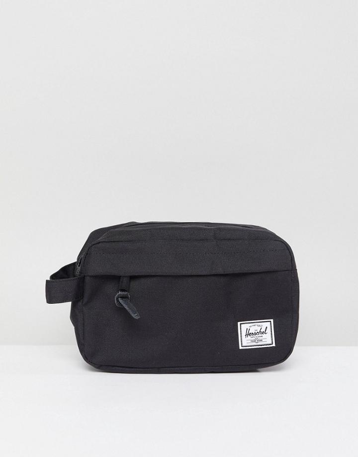 Herschel Chapter Black Toiletry Bag - Black