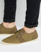 Kg By Kurt Geiger Mesh Shoes In Khaki - Green