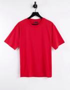 Asos Design Ultimate Oversized T-shirt In Bright Red