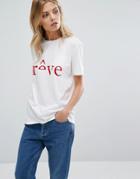 Selected Femme Reve T-shirt - White