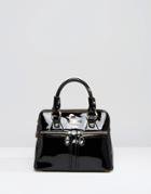 Modalu Micro Pippa Leather Grab Bag - Black
