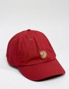 Fjallraven Helags Cap In Red - Red