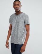 Esprit T-shirt In Gray Twisted Yarn - Gray