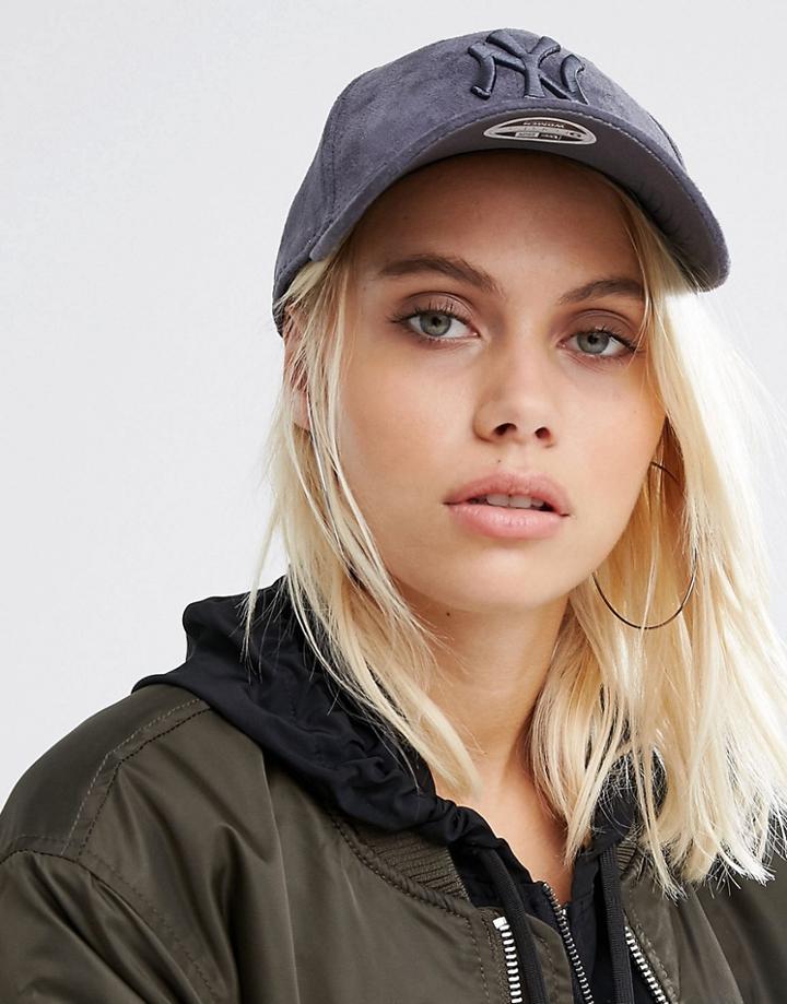 New Era Suede 9 Forty Cap In Gray - Gray