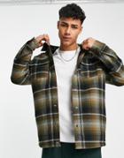 Free Country Utility Work Shirt In Dark Olive-green