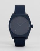 Adidas Z10 Process Silicone Watch In Navy - Navy