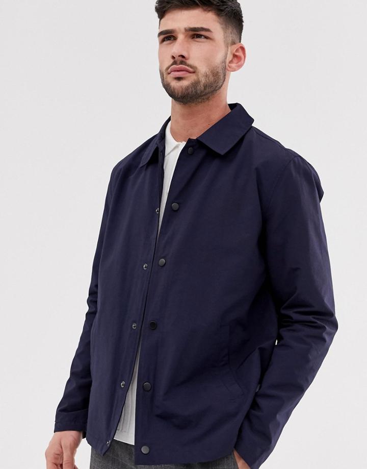 River Island Coach Jacket In Navy