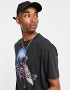 Allsaints Arcade Graphic Print T-shirt In Black
