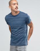 Cheap Monday Standard T-shirt Stripe Spacedye Blue - Blue