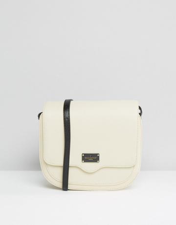 Pauls Boutique Simple Saddle Bag In Cream - Beige